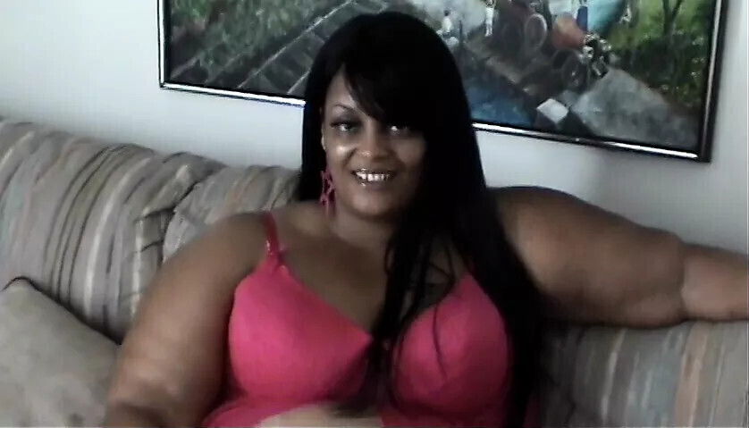 Cute ebony talk camera behind scenes