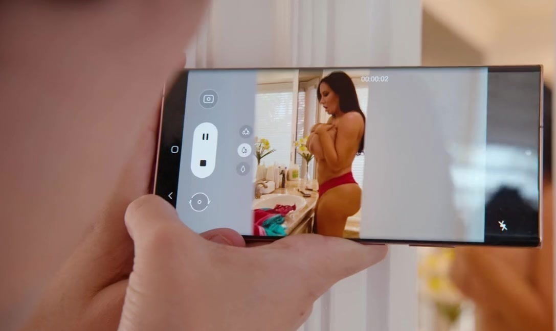 mouth ending after hardcore fucking with Sybil Stallone