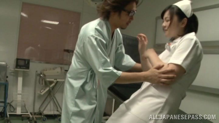 Horny doctor gets horny fucks chubby nurse Suzune