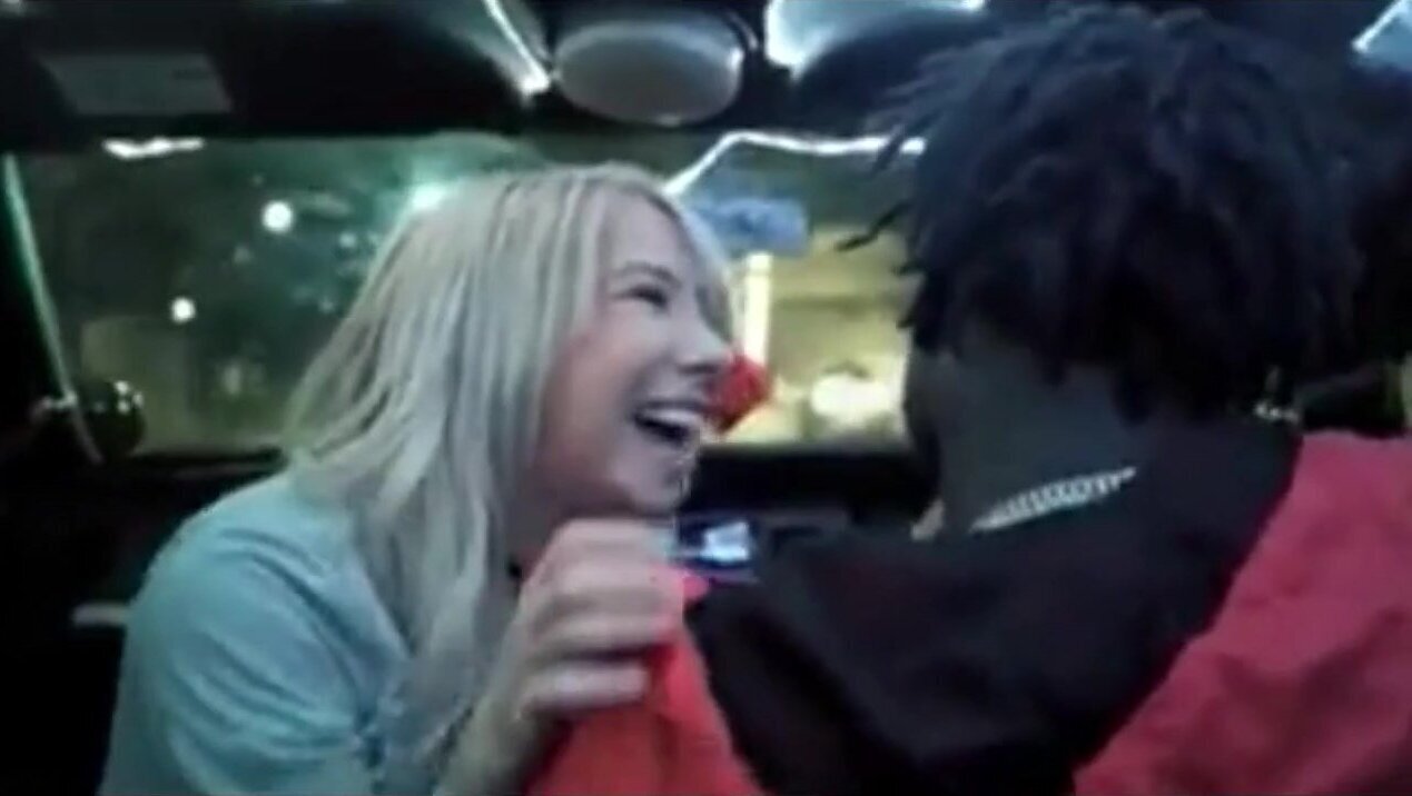 Petite milky-skinned teen interracial rough