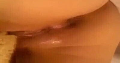 Korean amateur masturbation with corn 