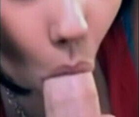 awesome brunette blows me while on holiday