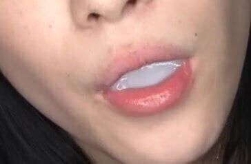 Girl in porn shop takes good care of costumers