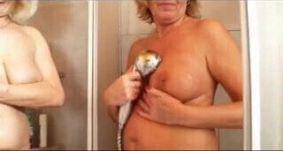 Mature Lesbians In Shower BVR