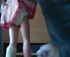 Enjoy with doll my wife