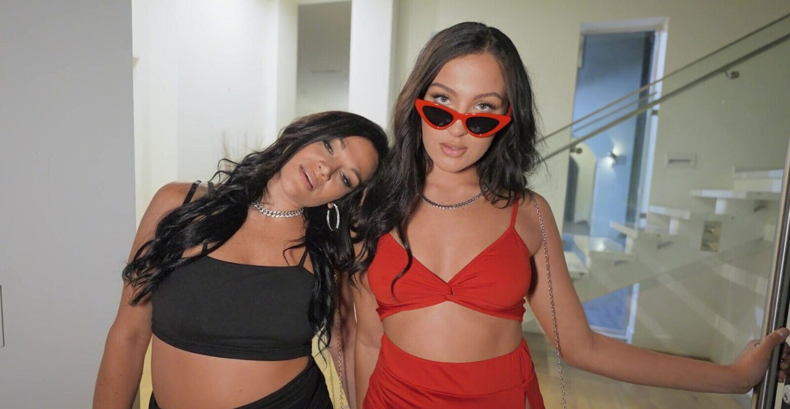 Mona Mila Monet enjoy during hardcore threesome