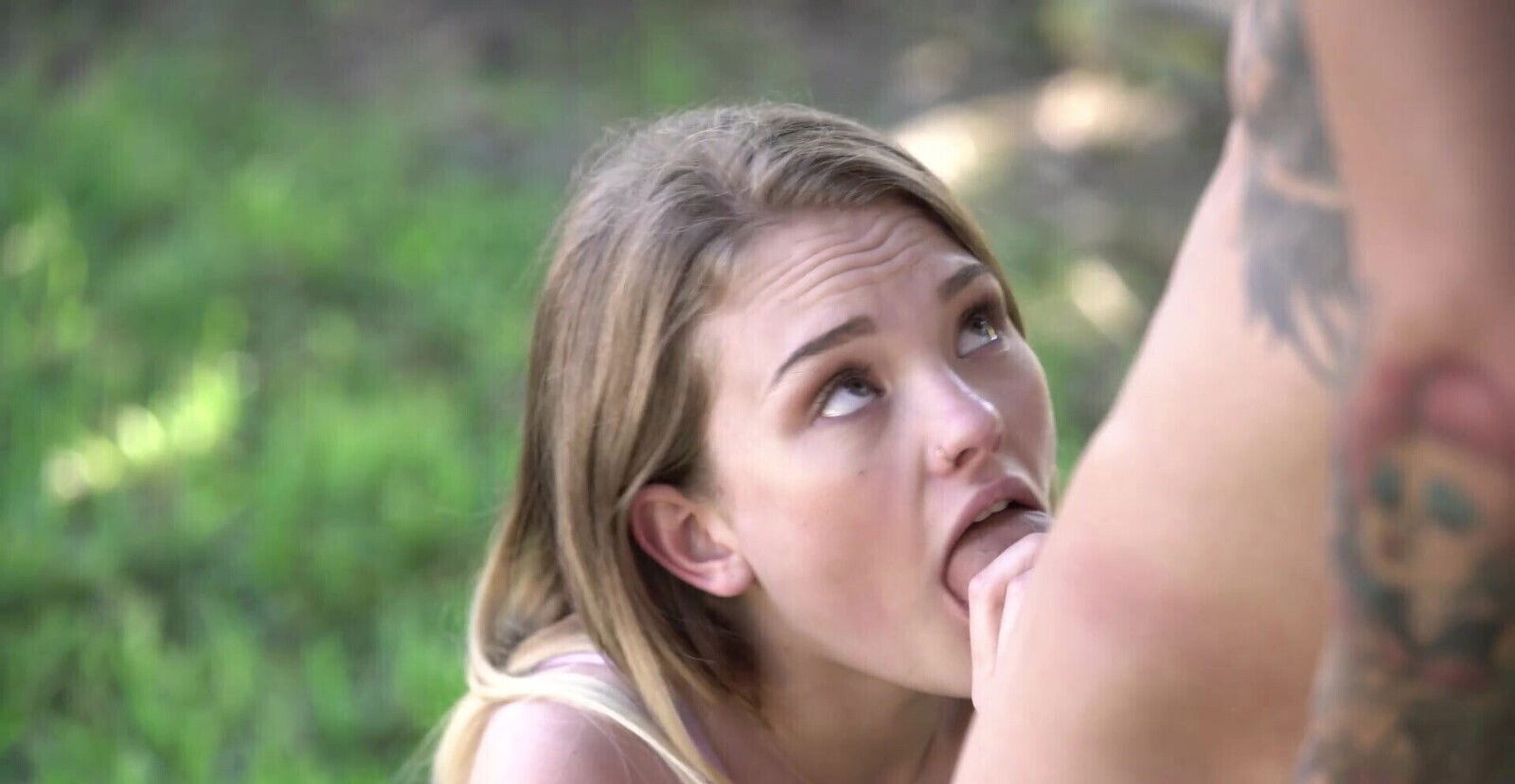 Passionate outdoors fucking with loving Dani Lynn.