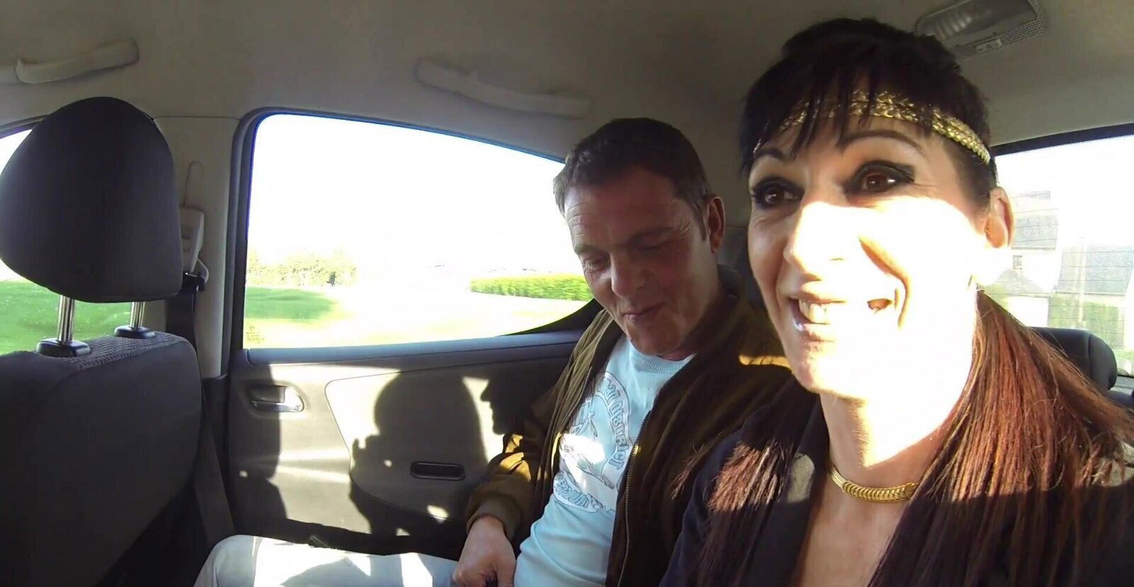 Naughty mature Linda India drops panties threesome