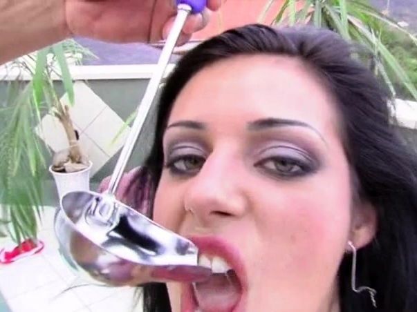 Busty Claudia Ferrari takes internal creampie