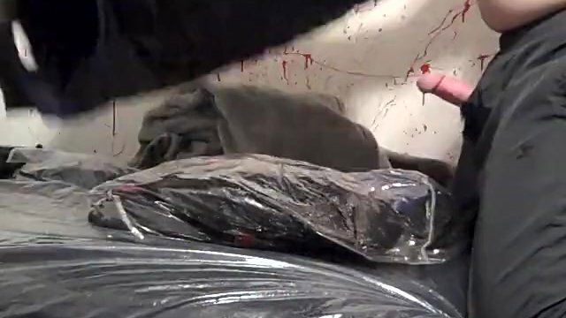 black blue nylon fun!