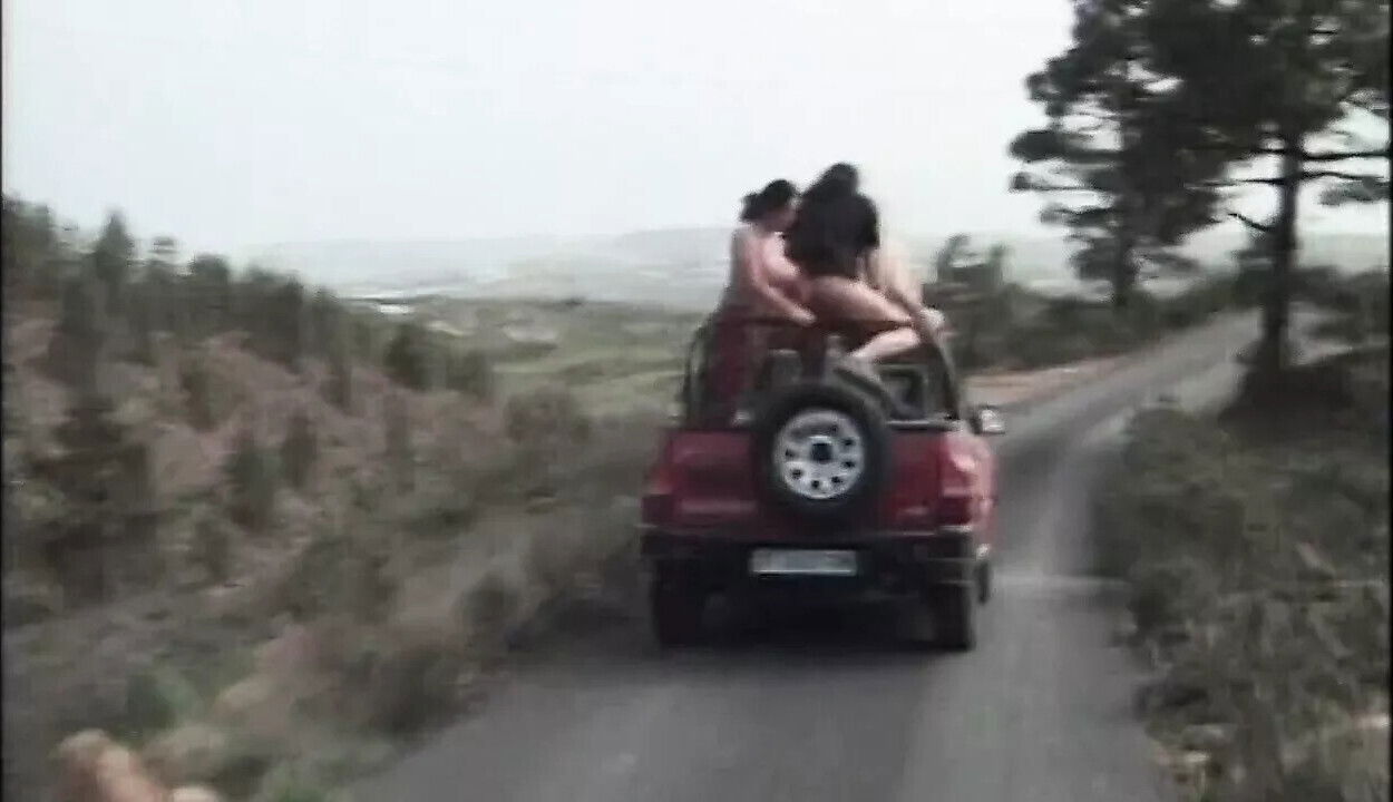 sexy girl multiple fucks outdoors!