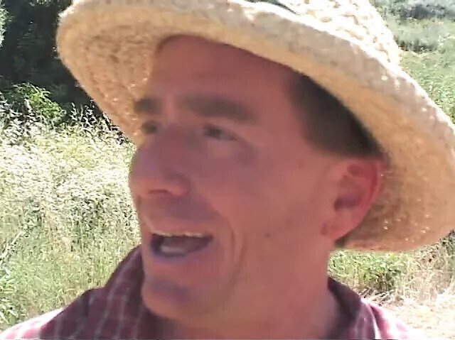 Blonde MILF with huge jugs gets gangbanged three cocks outdoors