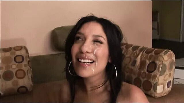 Horny stud fucks horny doggystyle moans couch