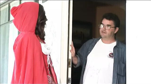 brunette rides black while sucking another mutant