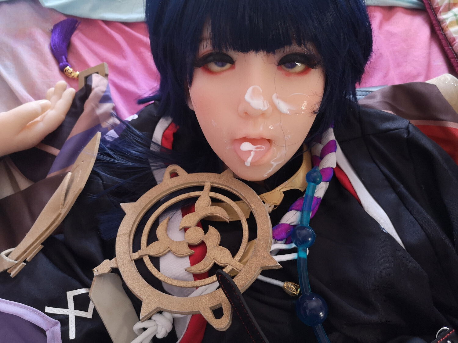 Genshin Impact trans doll Scaramouche cosplayer gets stuffed