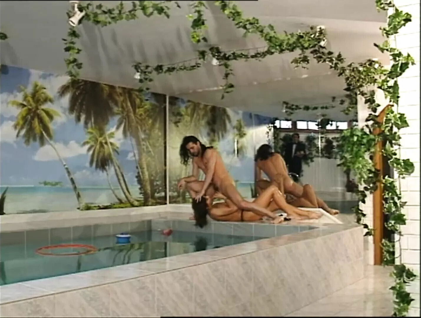 wild party swimming pool