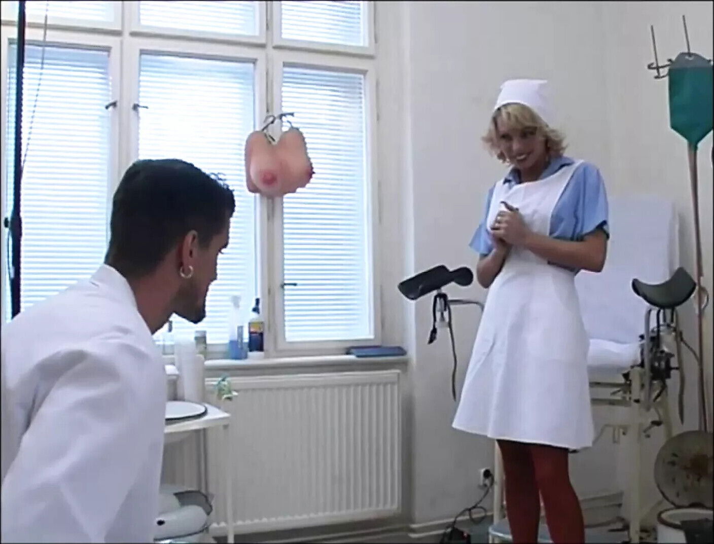 Sexy nurse fucked hard from behind