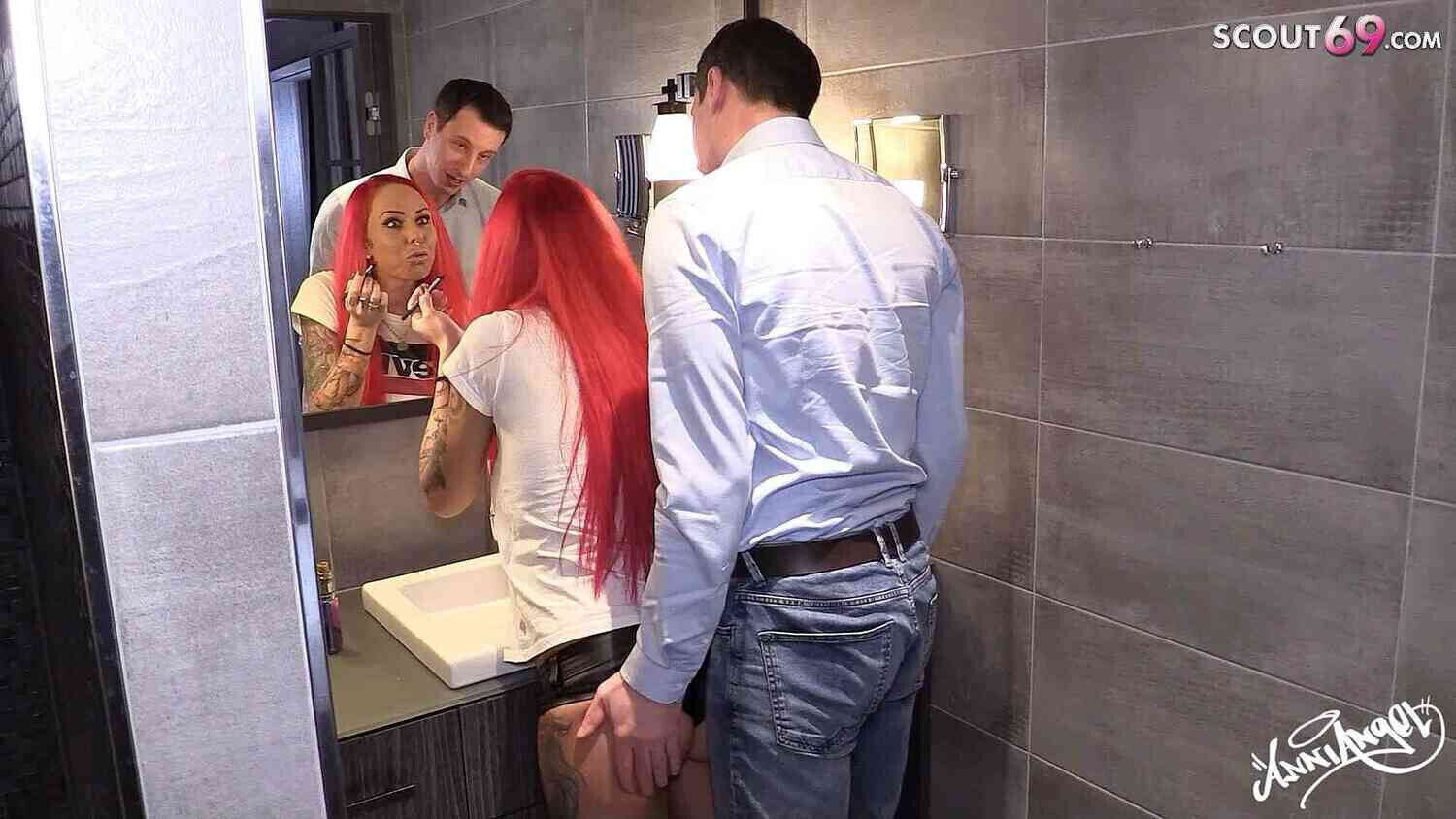 GERMAN CHEATING BROTHER SEDUCES REDHEAD FUCK