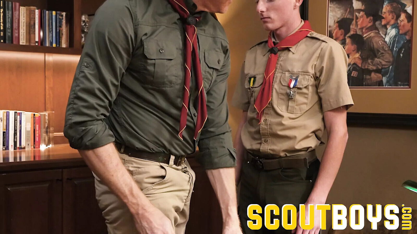 ScoutBoys Horse hung Legrand Wolf barebacks smooth ginger scout