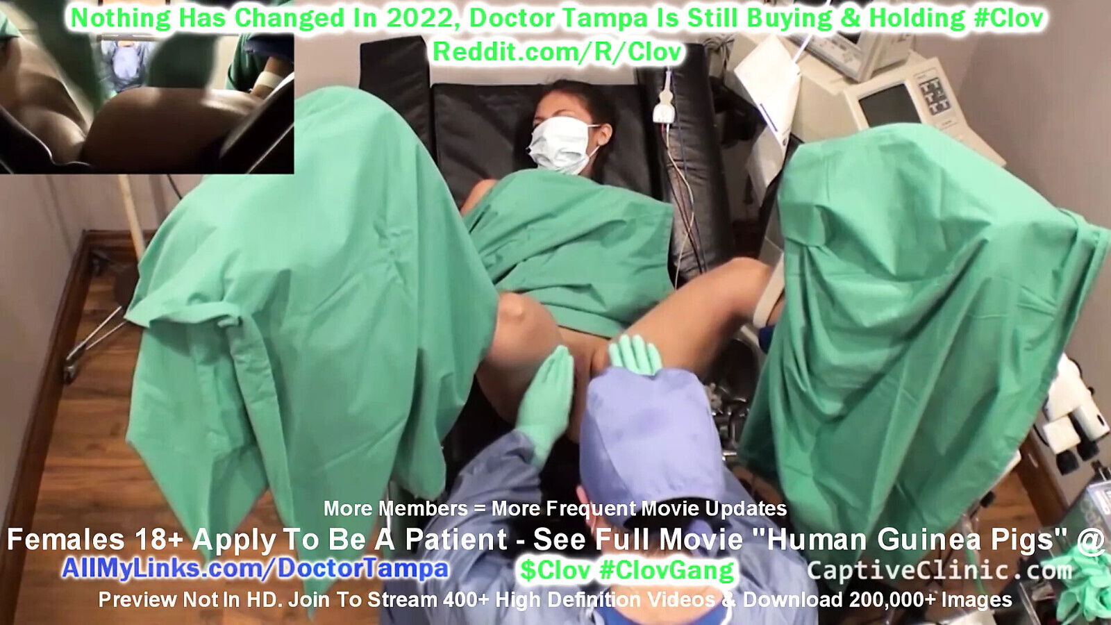 $CLOV Latina Maria Volunteers Become Human Guinea Doctor Tampa Study Experiment CaptiveClinicCom