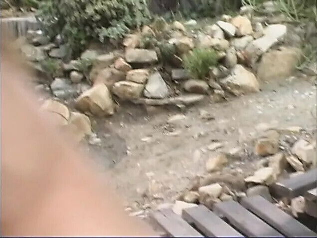 Black-haired stud fucks teen blonde's tight camp