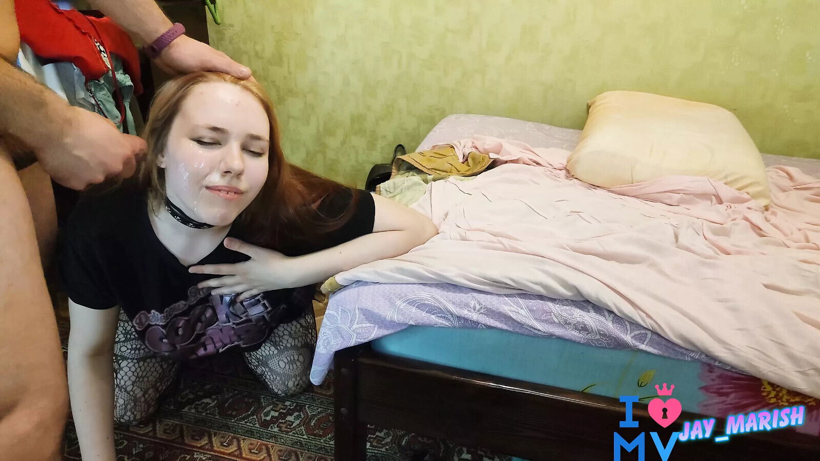 Fucked wife's friend orgasm pussy with dick sexy stockings