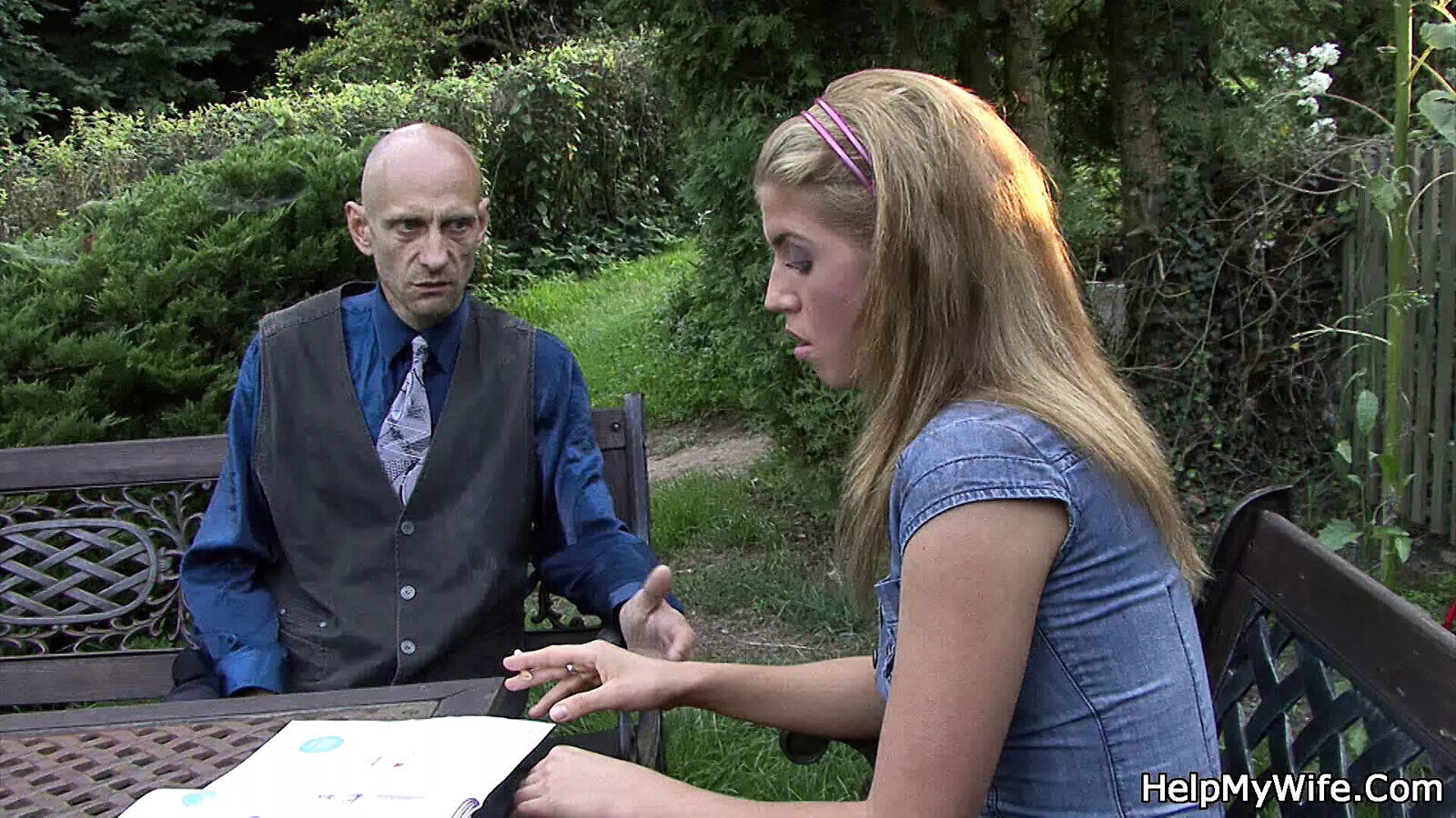 Watching wife fuck with another