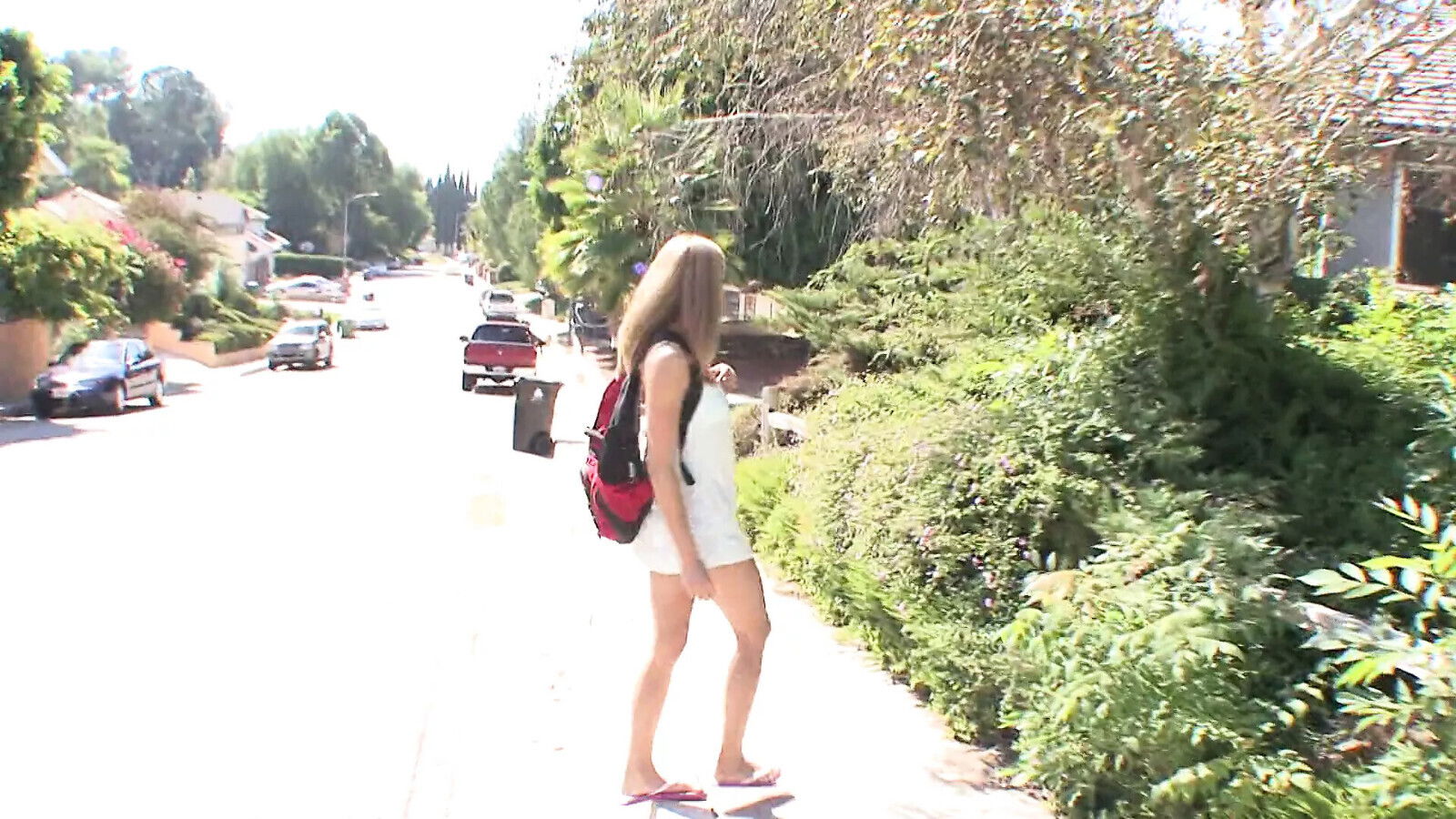 Cute couple kiss passionately before sexy cutie sucks dick