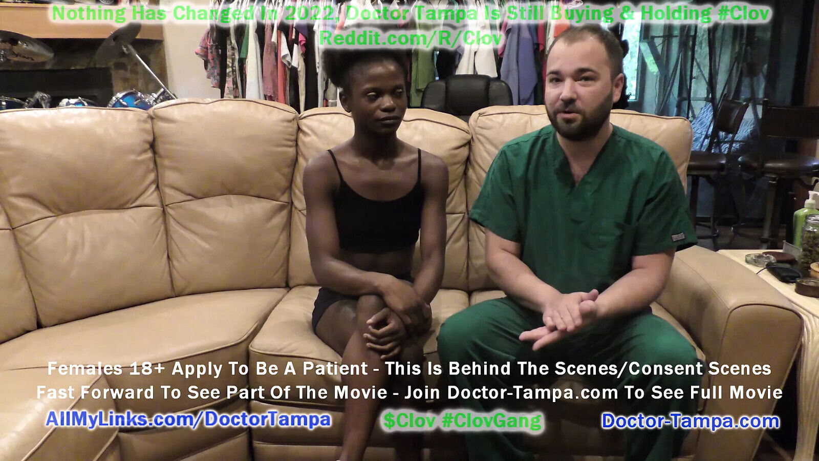 Become Doctor Tampa, Give Rina Arem Yearly Gyno Check Smear With Nurse Stacy Shepard's Gloved Hands Assisting