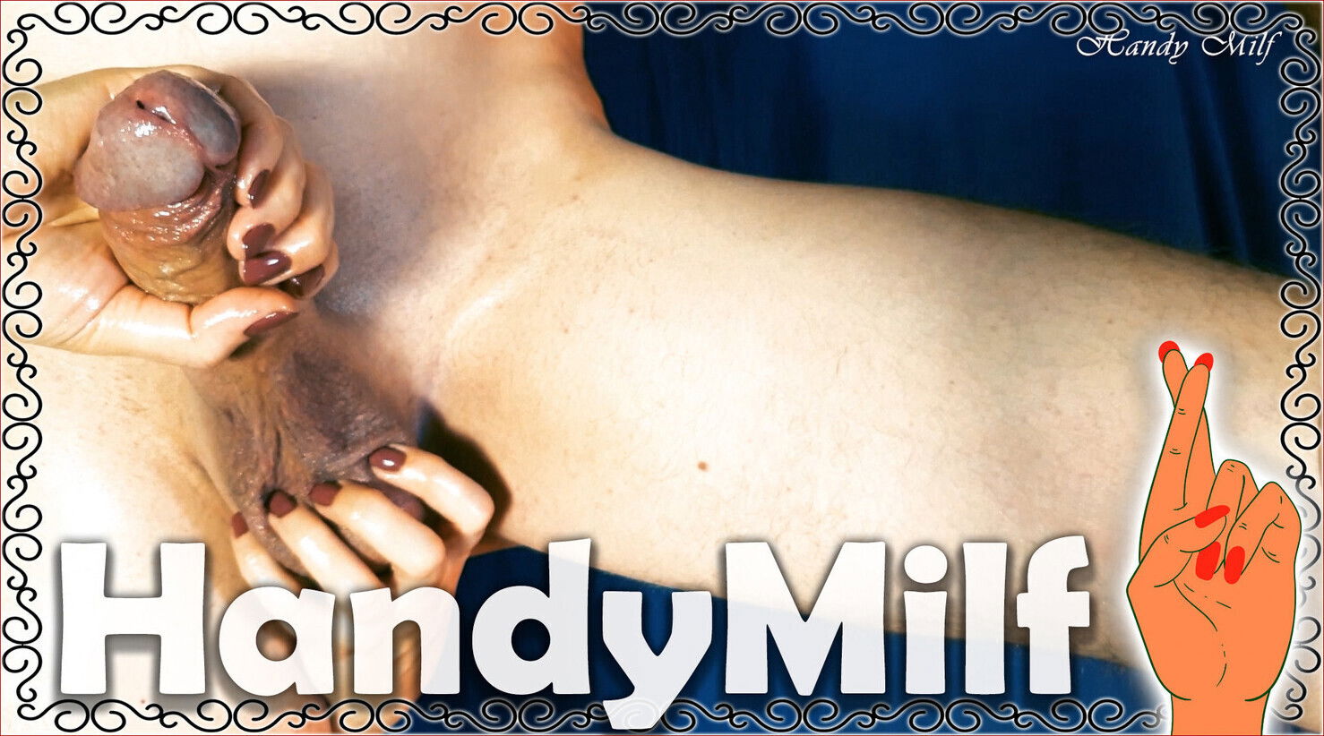 Reach around ball massage! Huge cumshot