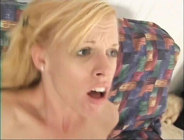 Blonde gets holes drilled black dicks