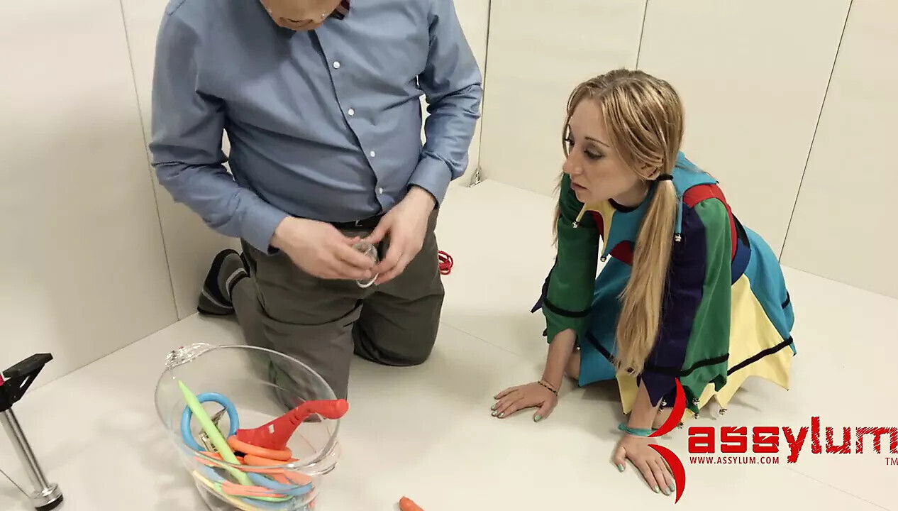 Bound teen BDSM fetish slut