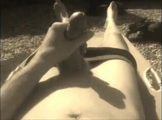Summers Here!! Sunbathing naked masturbating till
