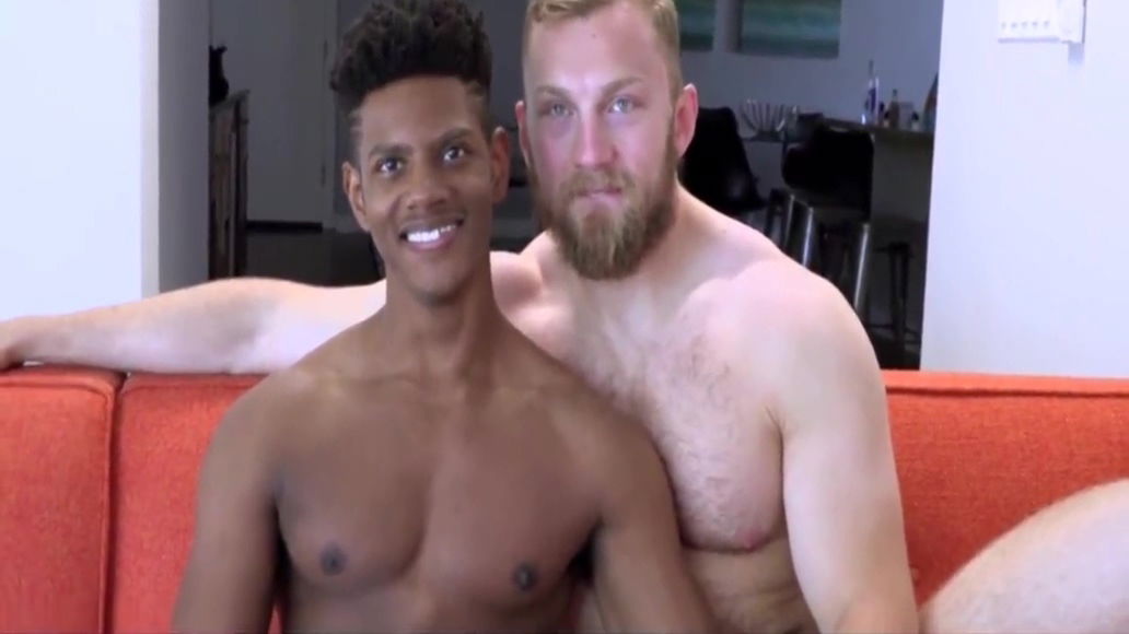 Filthy Blond Muscle Poke Dark Twink