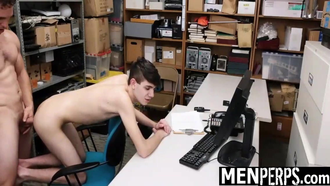 Skinny Shoplifter Twink Gets Dominated Fucked Officer With Mckeon Sammy Eros