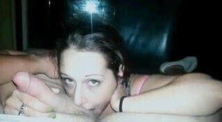 Cock gagger sucks it better when she's on video!