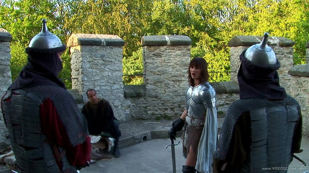 Skinny chick Theodora Ferreri enjoys having hardcore gangbang