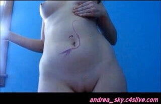 Body painting my naked body- andrea sky