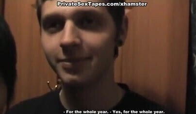 Hottest amateur girlfriend billiard game and wild fuck