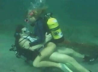 Scuba horny reef