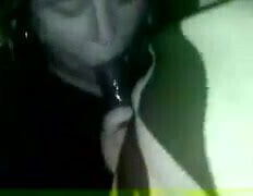 Chubby girl gives sloppy deepthroat