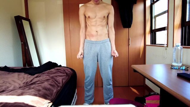 【無修正】【高画質】社会人休日オナニーVlogムキムキオナニー男