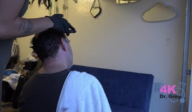 Getting Hair Dyed by a Porn Star