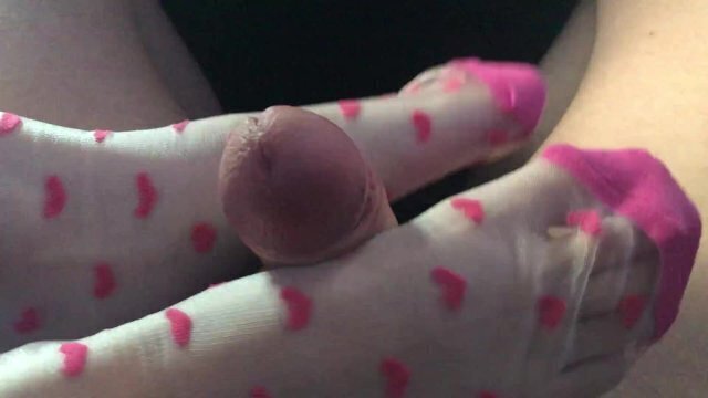 pov kinky feetjob in sexy socks💛
