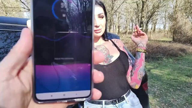 Scopata toys sigaretta all'aperto