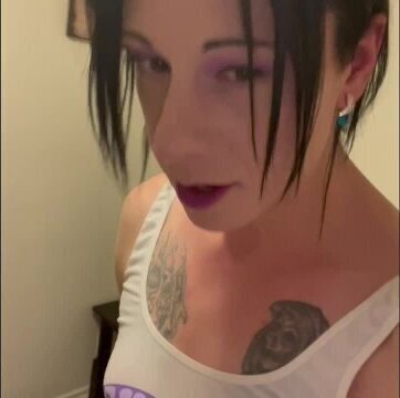 Topping my little bottom bitch