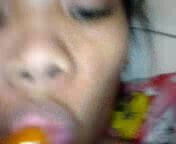 Lolipop candy masturbation