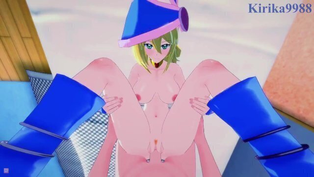 Dark Magician Girl have intense home. Yu-Gi-Oh! Duel Monsters Hentai