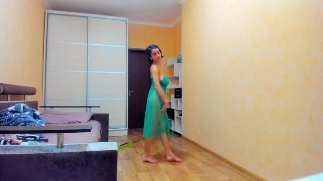 Myla_Angel green transparent dress!