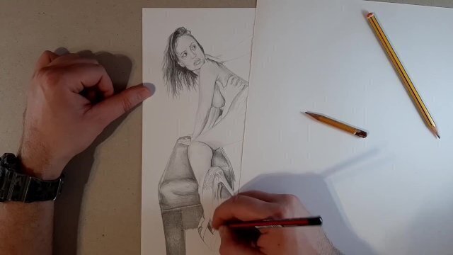 Speed Drawing MILF hells takes dicks! threesome